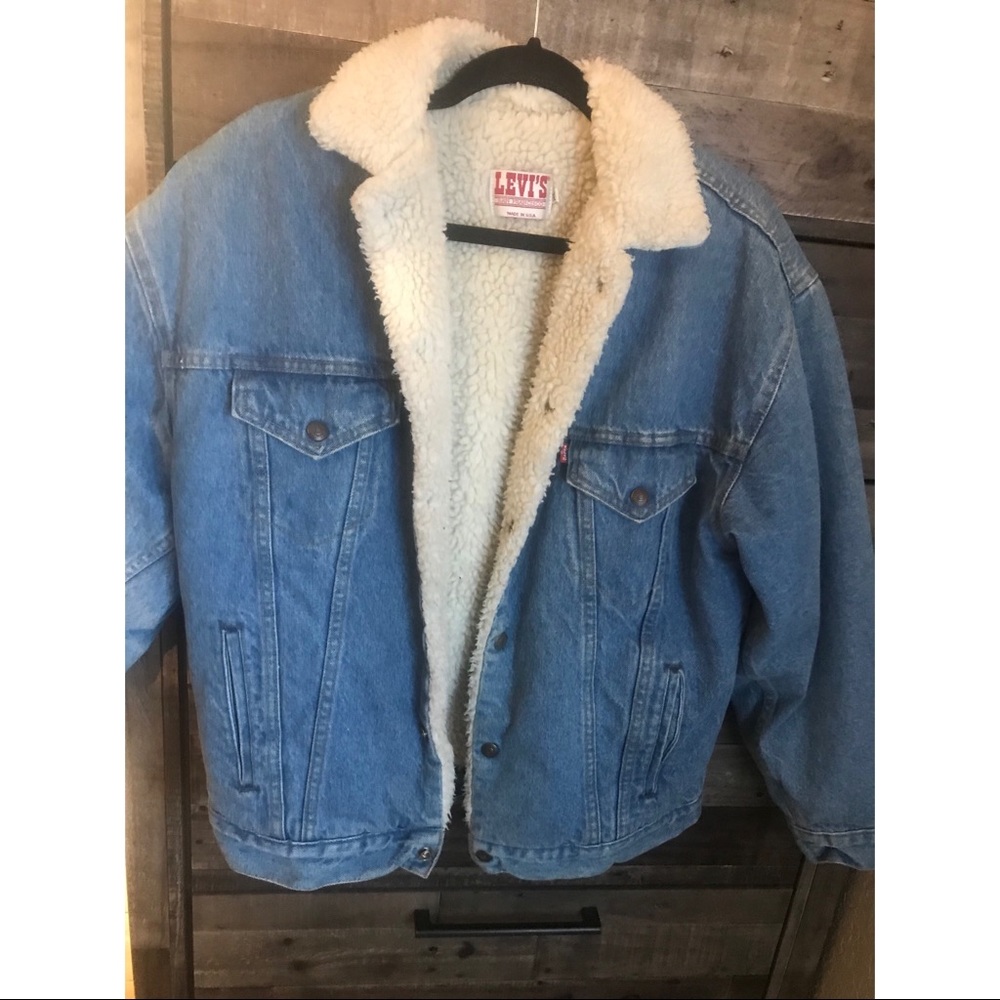 Levi’s Indigo Type III Sherpa Denim Jacket